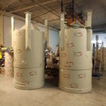 silos impianto di acquacoltura